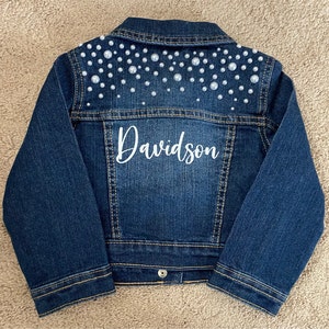 Daisy Flower Smiley Face Custom Demin Jean Jacket Personalized - Etsy