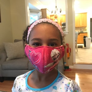 Super Cute Children Face Mask 3 Layers Washable. - Etsy