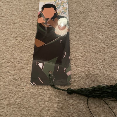 Custom Marvel Loki Bookmark Minimalist Style Superhero Art Geeky Comic ...
