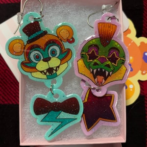 FNAF SB Earrings  SpookstressHeartArt