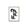 Oh La La Print, Bold Oh La La Poster, Oh La La Wall Art, Fancy Oh La La ...