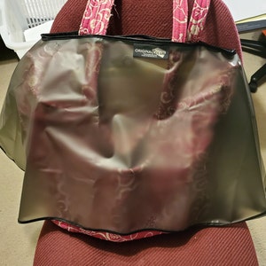 Rain Slicker For Designer Handbags in Clear (Half-transparent) Color, Tote  Bags, And Purses (Large Size)