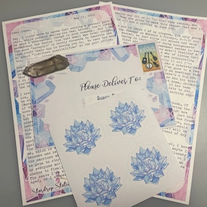 Mystery Stationery Grab Bag Assorted Stationery Set Writing Paper 12 ...