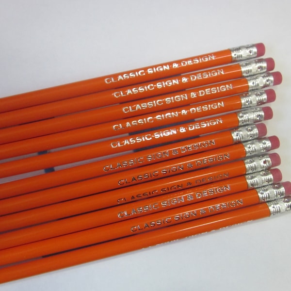 Custom Pencils Personalized Pencils Set of 12 Pencil Set Teacher Gift ...
