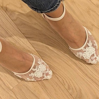 embellished low heels