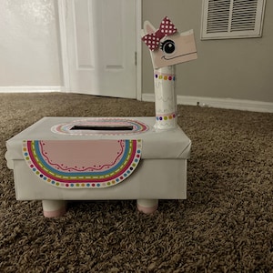Llama Valentine Box Kit DIY Printable Box Decor Kit for Valentine's Day ...