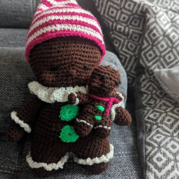 Häkelanleitung Lebkuchenmännchen Gregor Amigurumi PDF Datei crochet ...