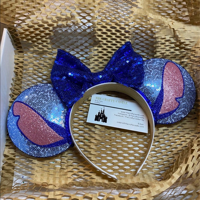 Disney Inspired STITCH Purple Iridescent Minnie Ears Headband - NWOT s-l400.jpg main image 4