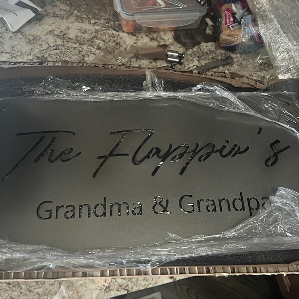 Custom Rusted Metal Sign Personalized Metal Wall Signs Farm Signs ...