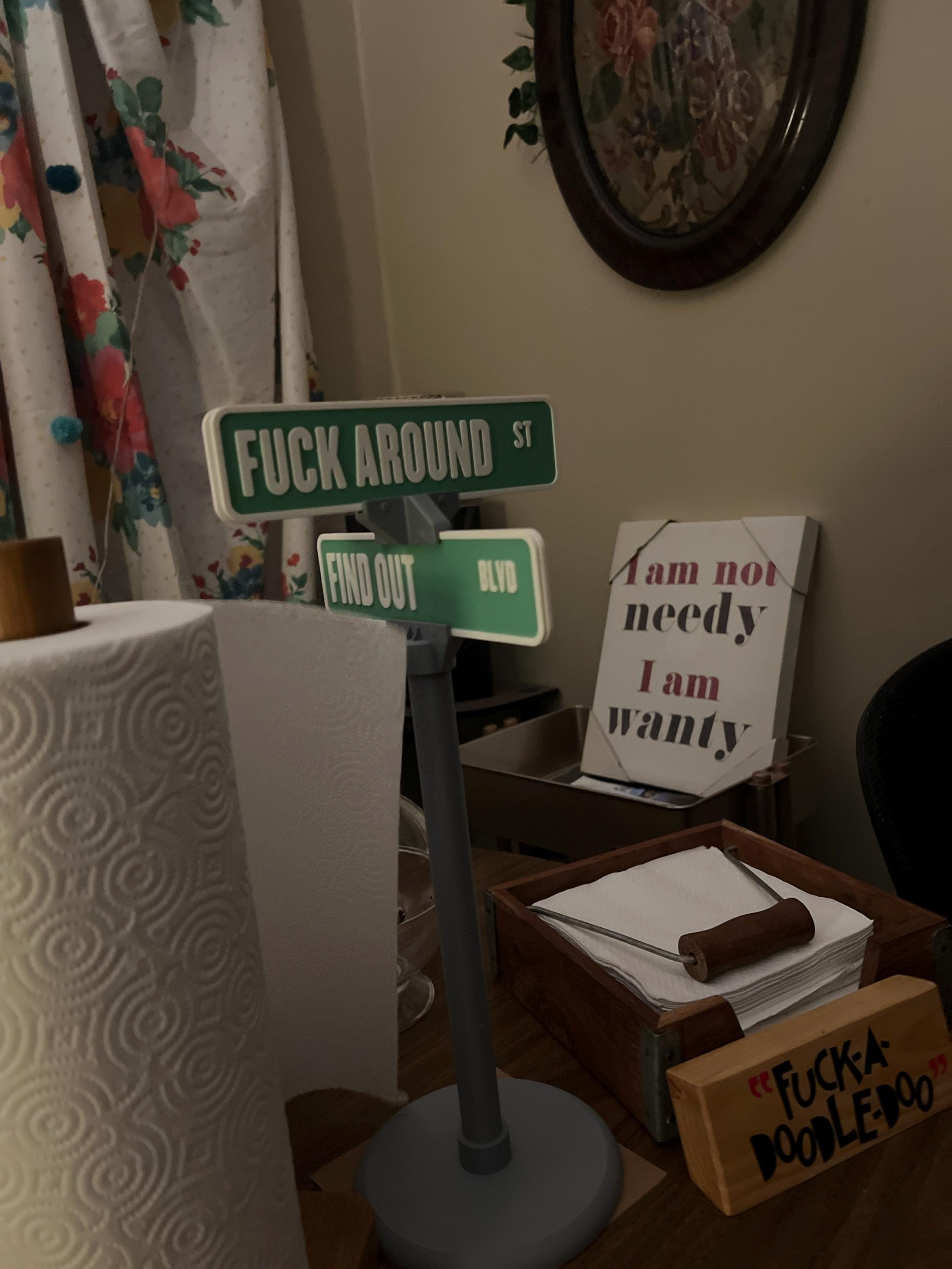 F**k Around and Find Out 3d Printed Street Sign