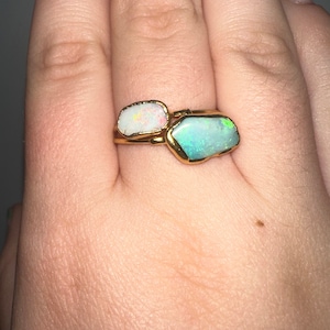 Customer photo from Mayan, Raw Australian Opal Ring