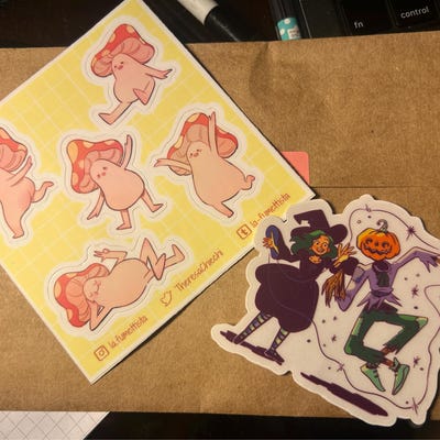 Halloween Costume Trick or Treat Sticker Sheet Cute Halloween Costumes