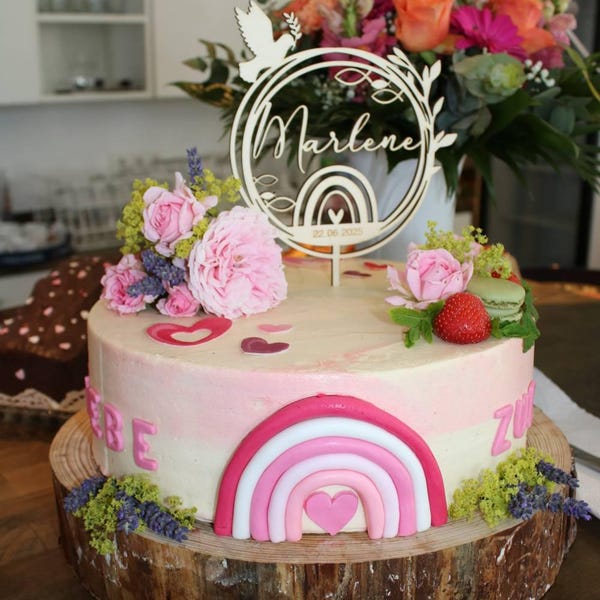 Cake Topper Lama – 5 Stück, 9-20 Cm, Bunte Tortenfiguren Für Kuchen & Cupcakes, Im Boho-Stil