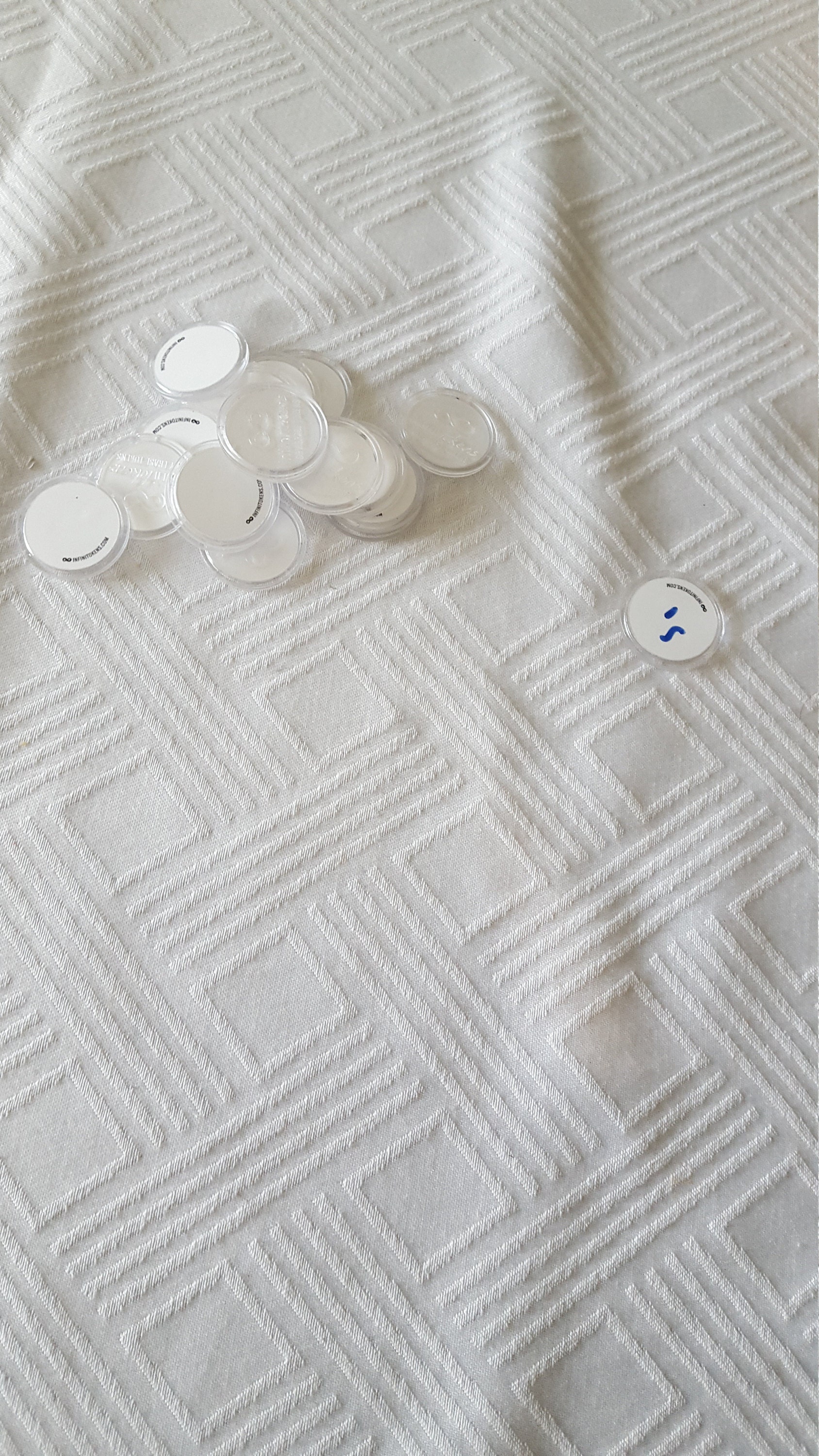 Dry Erase Counters/Tokens/Ability counters - Erasable, Reusable discs for games like Magic the Gathering and RPGs.