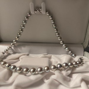 Pearl Necklace 18k Akoya Pearls 18k Gold Pearls Baby - Etsy