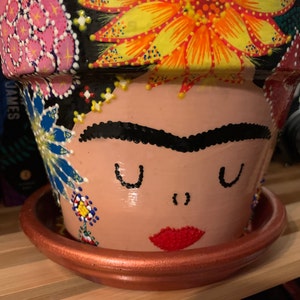 Chakras Color Pot With Hamsa, Unalome and Lotus Designs. - Etsy