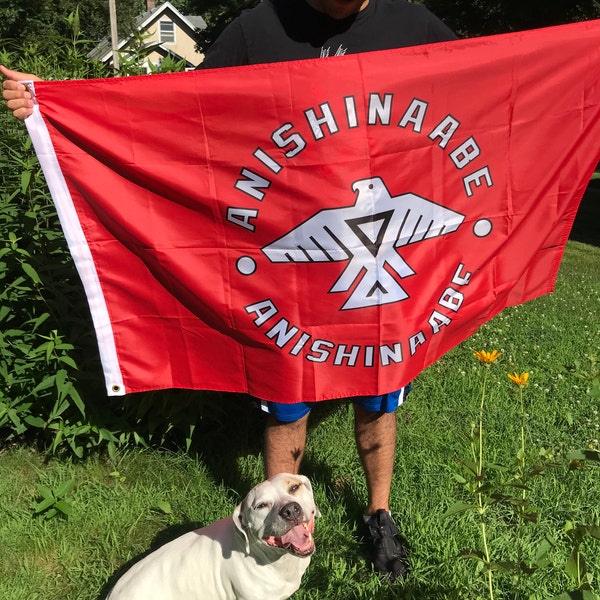 Anishinaabe Thunderbird Flag: 5ft X 3ft (150 X 90 Cm) - Etsy Canada