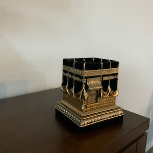 Modello 3D Moschea Kaaba Dorata | Decorazione Islamica | Portaprofumo Casa