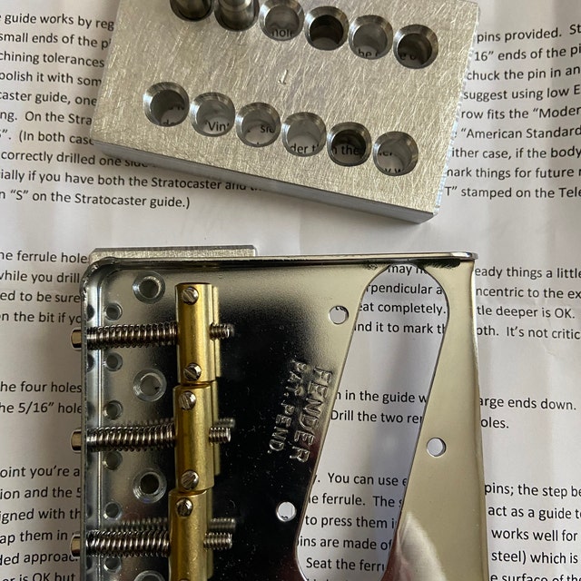 Drilling string through holes telecaster deals