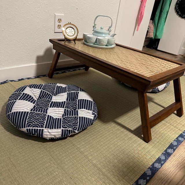 Tatami mat 100% Japanese rush grass, Area rug Goza Igusa