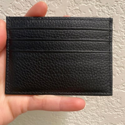 Slim Fine Leather Card Holder, Our Complete Range of Colours, Real ...