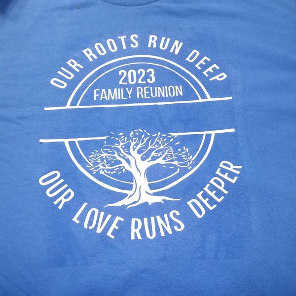 Our Roots Run Deep Shirt Design SVG - Family Reunion Tree SVG Custom ...
