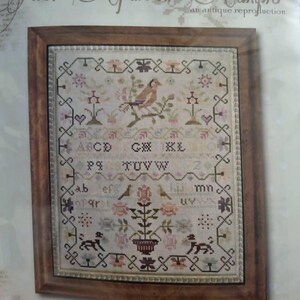 Pink Sparrow Sampler by Brenda Gervais - Etsy