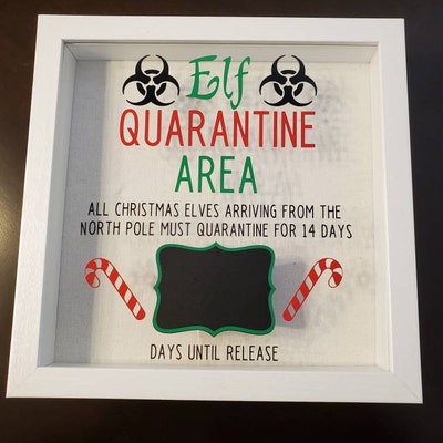 Elf Quarantine SVG File Christmas Elf Quarantine Cut Files Christmas ...