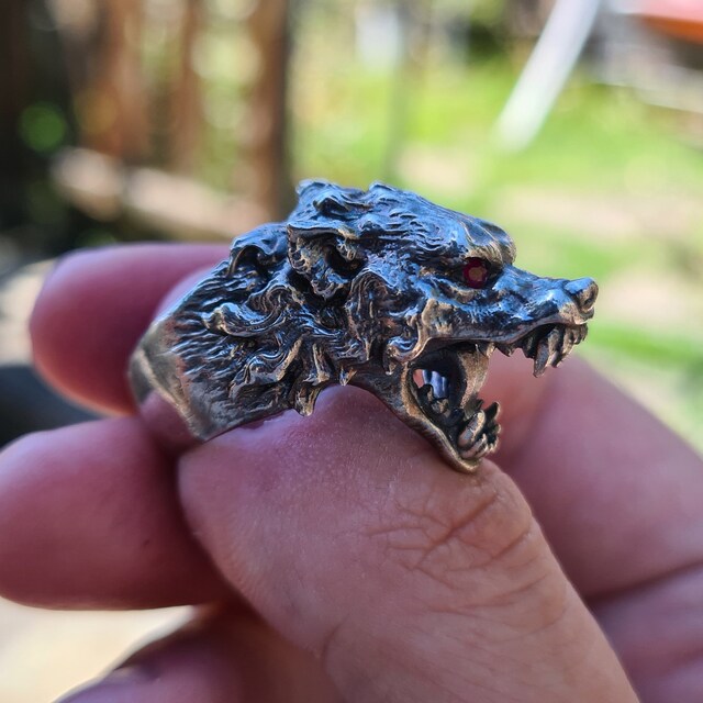 Savage Wolf Beast Werewolf Ring | 925 Sterling Silver | for