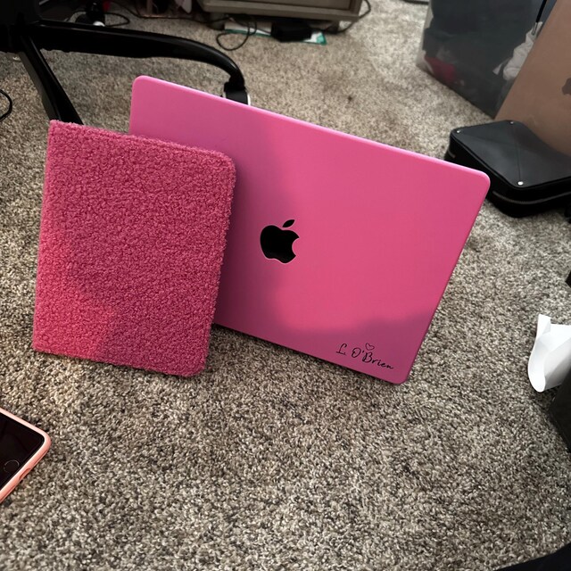 Custodia Protettiva Per Laptop 13 Pollici – Compatibile Con MacBook Air/Pro/Retina, Colore Rosa, Morbida E Leggera
