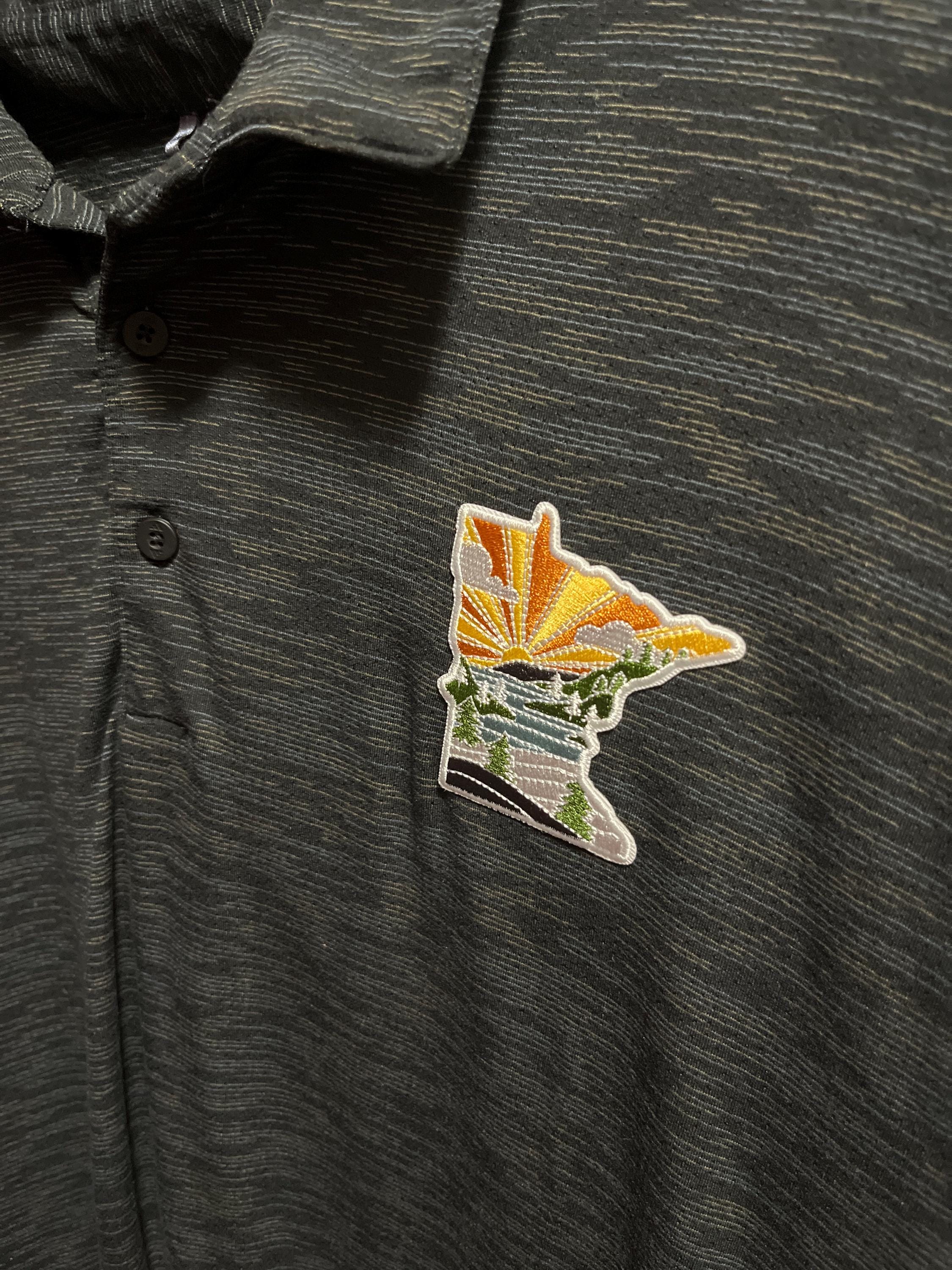 Minnesota Iron-On Patch | 2.5&quot; Patch | Embroidered Sew-on or Iron-on Applique