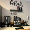 Coffee Bar Script Metal Sign - Home Coffee Area Wall Décor - Steel ...