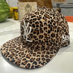 YVL Cheetah Print Snapback Hat - Etsy