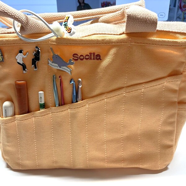 Soolla Studio Bag – Kunstbedarf-Organizer, Waschbar, 30 Taschen, Für Töpfern, Stricken, Malen