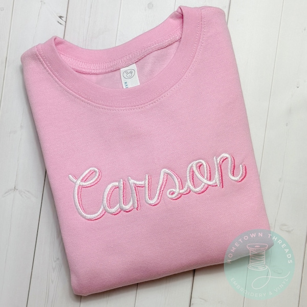 The Spirit Font Layered, Shadow Satin Stitch Cursive Font for Machine ...