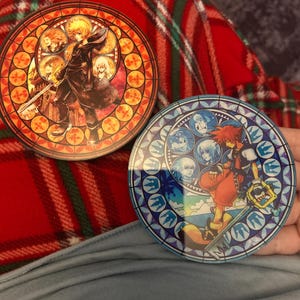 Kingdom Hearts Acrylic Coasters: Gamer Gift, Sora, Roxas - Etsy