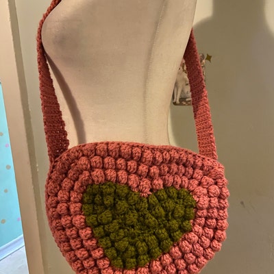 CROCHET PATTERN the Rosie Bag Crochet Heart Bag Crochet - Etsy