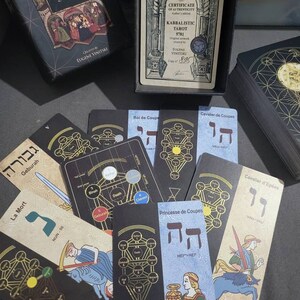 Kabbalistic Tarot Deck Divination Cards Unique Illustrated - Etsy