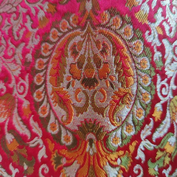 Mint Green Banarasi Brocade Semi Kinkhab Weave Silk Stitched Blouse