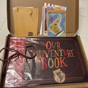 Our Adventure Book Pixar Up Handmade DIY Family Scrapbook, Wedding Photo  Album, Retro Album, Anniversary Scrapbook, Travel Album, Child's Album,with  Bonus Gift Box – BigaMart