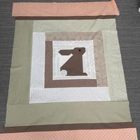 PDF Easter Quilt Pattern - Green Bunny Quilt Pattern - Etsy Canada