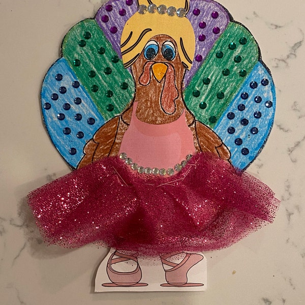 Disguise a Turkey- Ballerina Disguise - Etsy