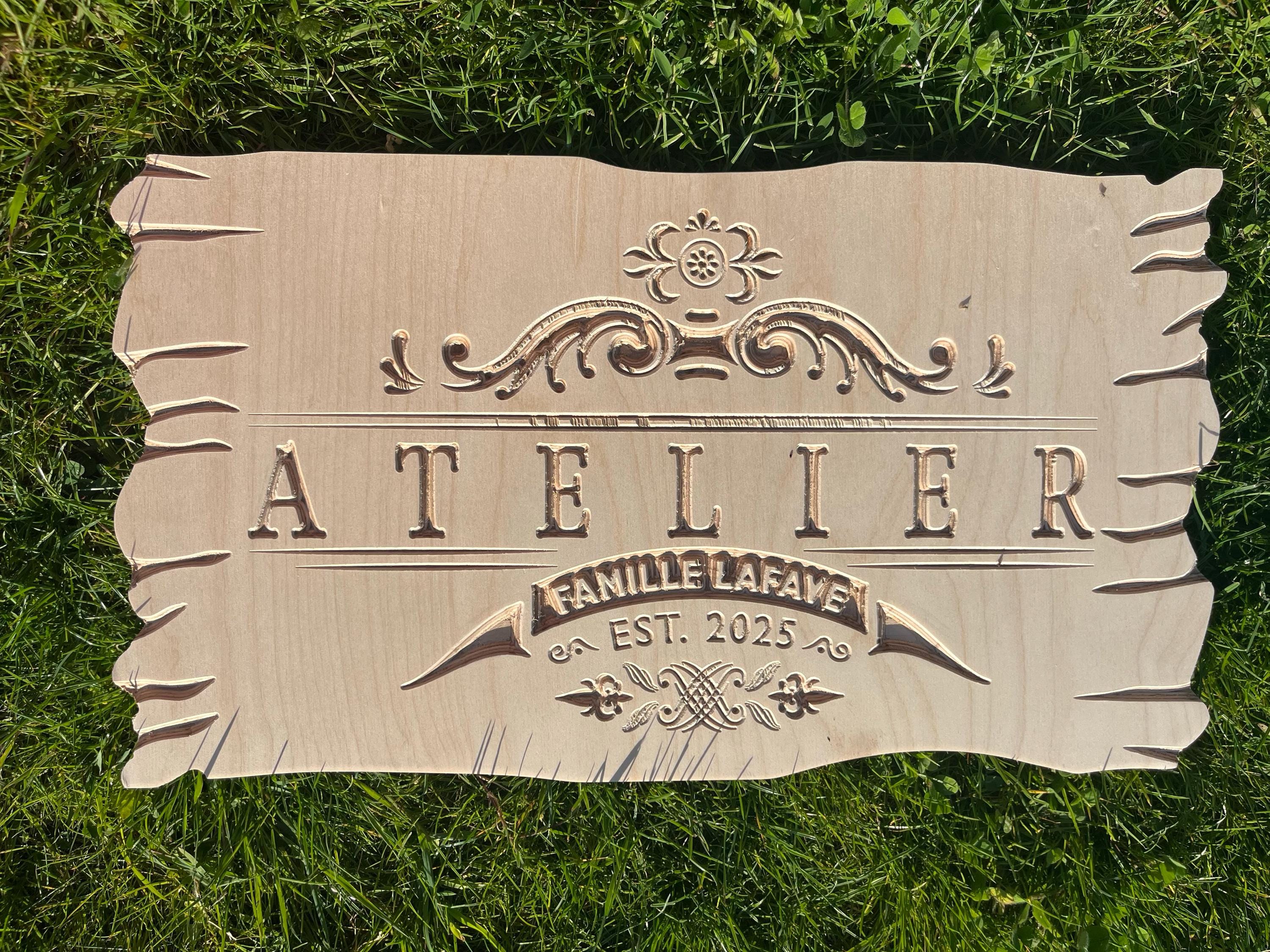 Personalized Wooden Family Name Sign, Custom Carved Sign, Wood Home Decor, Housewarming Gift, Outdoor Sign, Retro House Decor, Cabin Decor