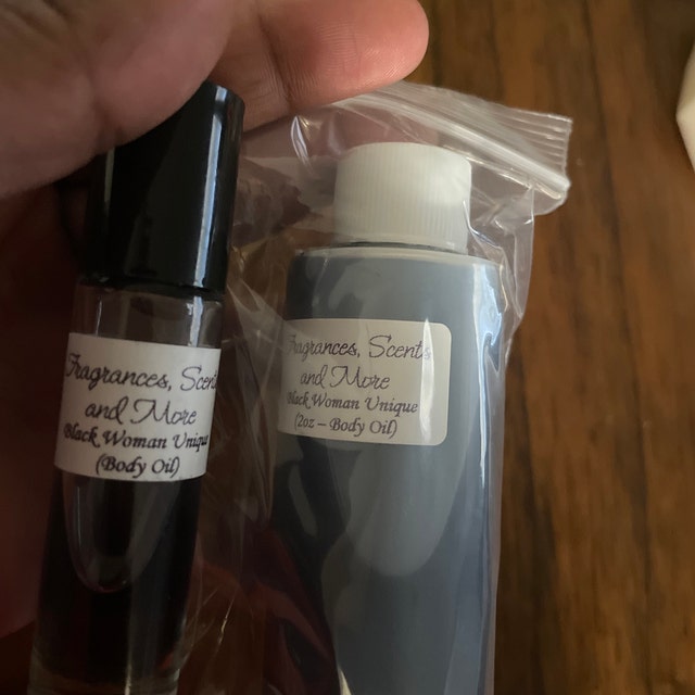Onisavings Fragrance Body Oil BLACK WOMAN Perfume For Women, Essence Oil  For The Body, Our Definition,in Glass Bottle (1 oz Boston Glass Bottle)