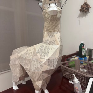 Alpaca, Lama Paper Craft, Digital Template, Origami, PDF