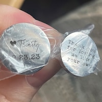 personalized tie clip hidden message
