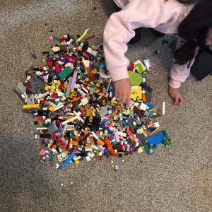 LEGO 6 POUND BOX Randomly selected mix of Clean Bricks & Pieces