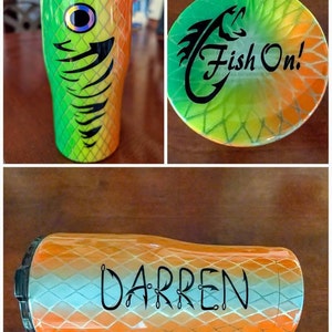 fish lure tumbler tutorial Fishing | Custom Tumbler How To Make A Fishing