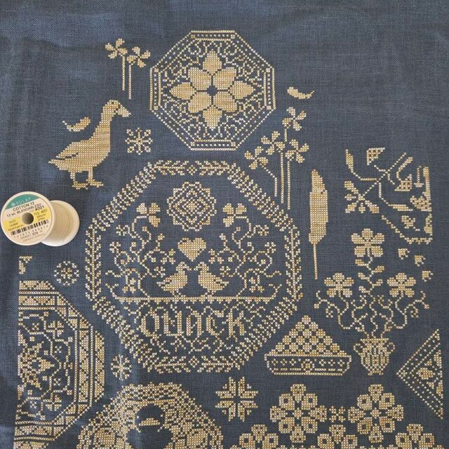 Quacker Sampler Cross Stitch Pattern - Etsy