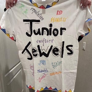 ADDITIONAL NAMES Added to the Back of junior Jewels Shirt - Etsy
